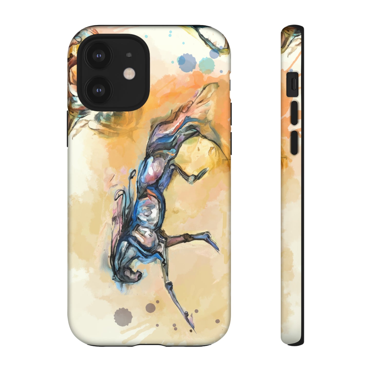 Watercolor Horse Horse Lover Gift Study Tough Case Phone Case.