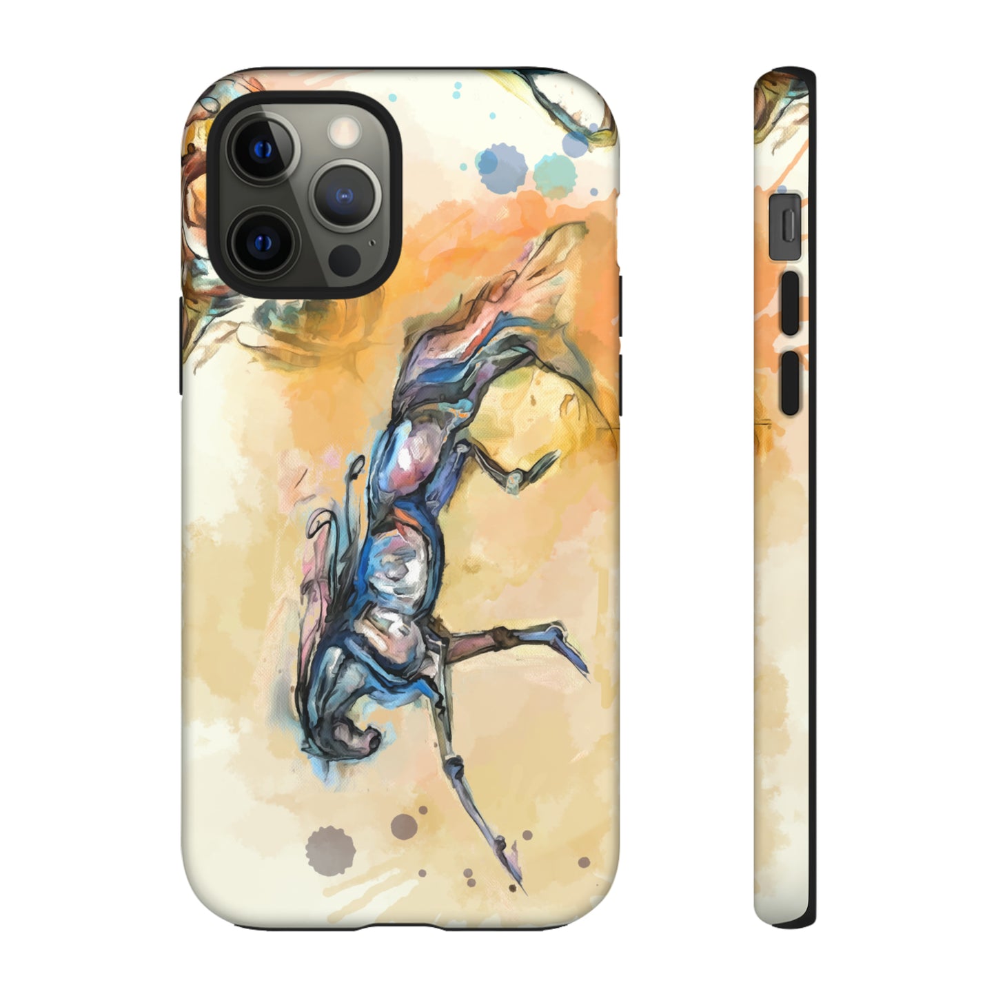 Watercolor Horse Horse Lover Gift Study Tough Case Phone Case.