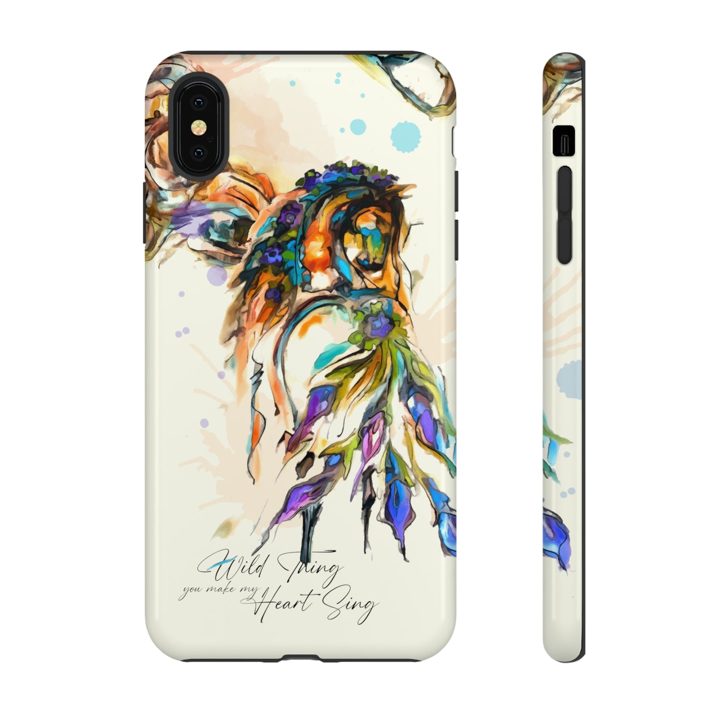 Watercolor Horse Horse Lover Gift Study Tough Case Phone Case.