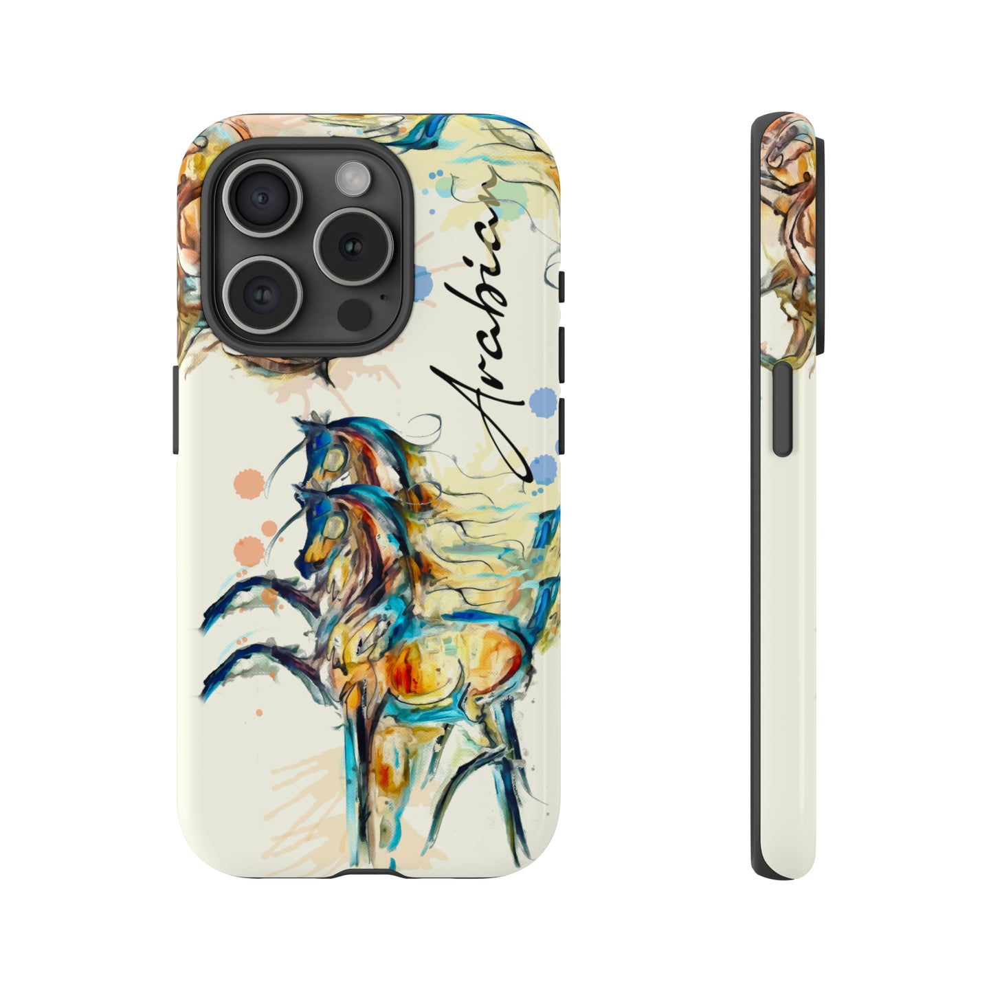 Arabian Watercolor Horse Horse Lover Gift Study Tough Case Phone Case.