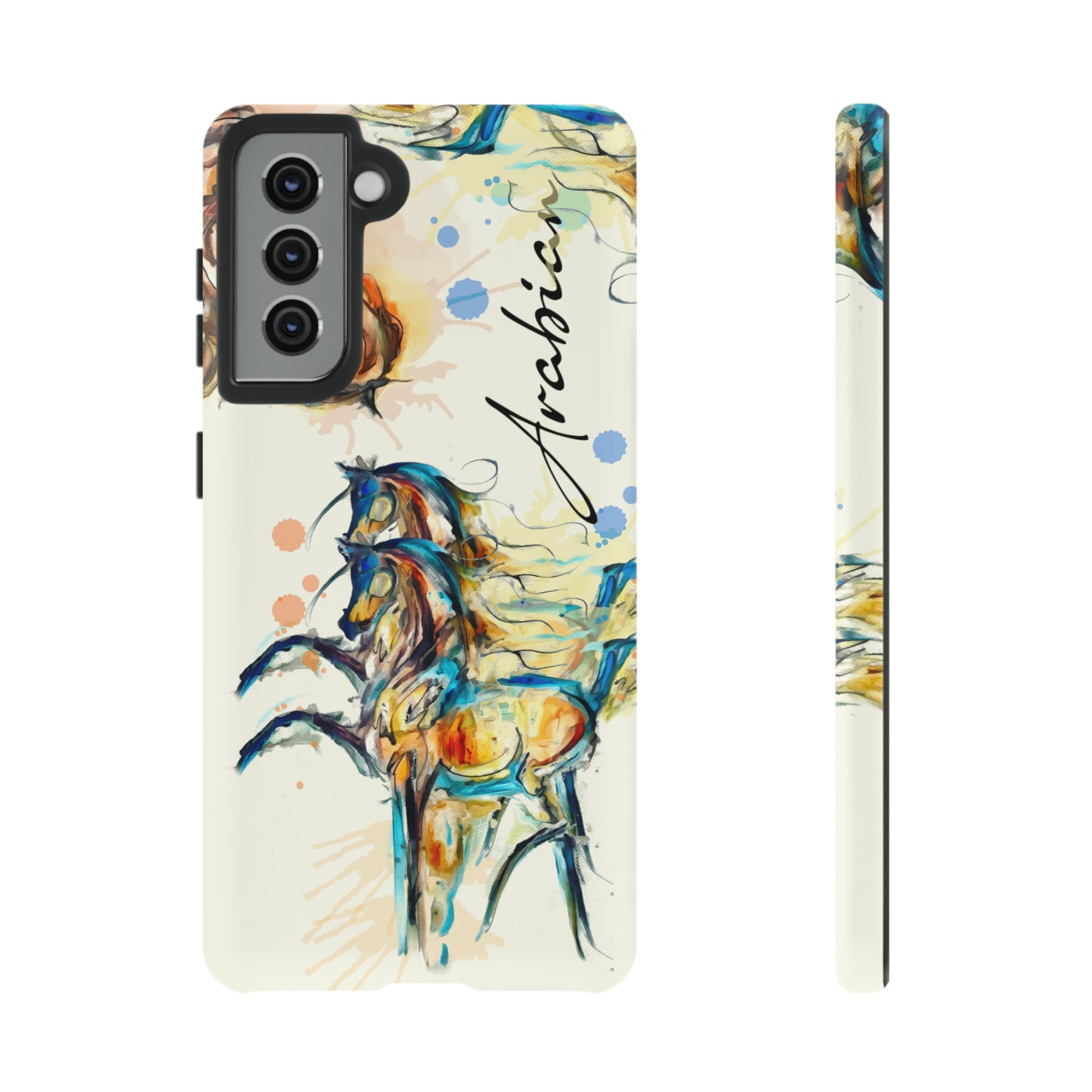 Arabian Watercolor Horse Horse Lover Gift Study Tough Case Phone Case.