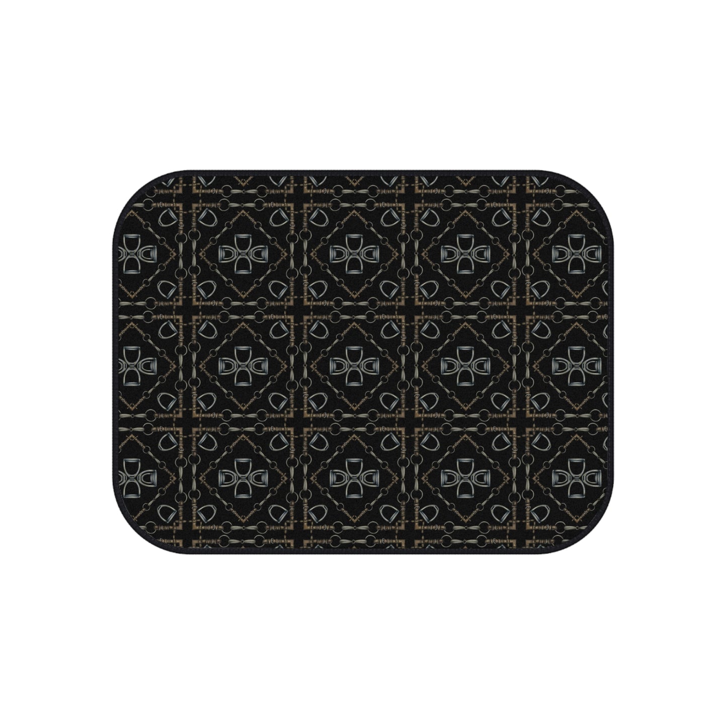 Customizable Geometric Bit Car Mats (Set of 4)
