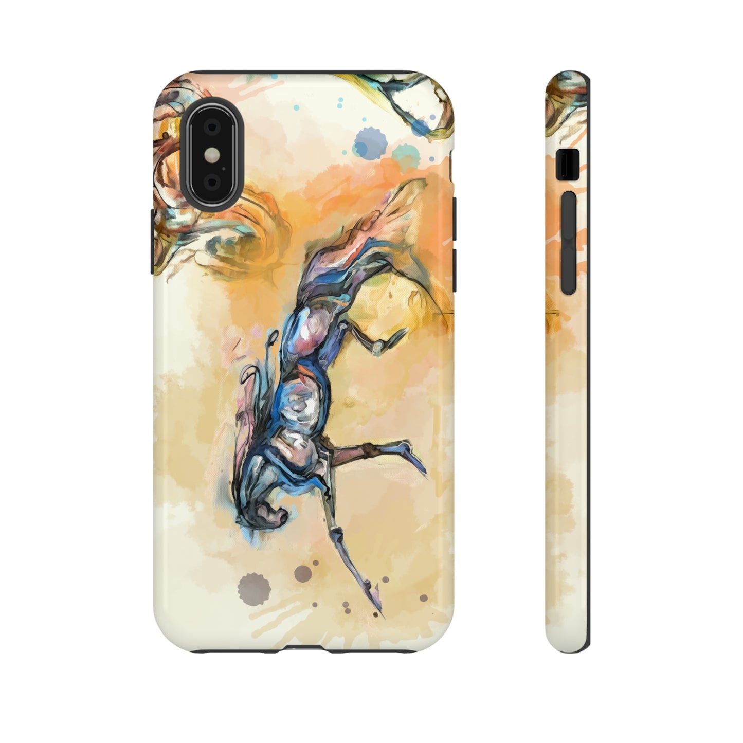 Watercolor Horse Horse Lover Gift Study Tough Case Phone Case.