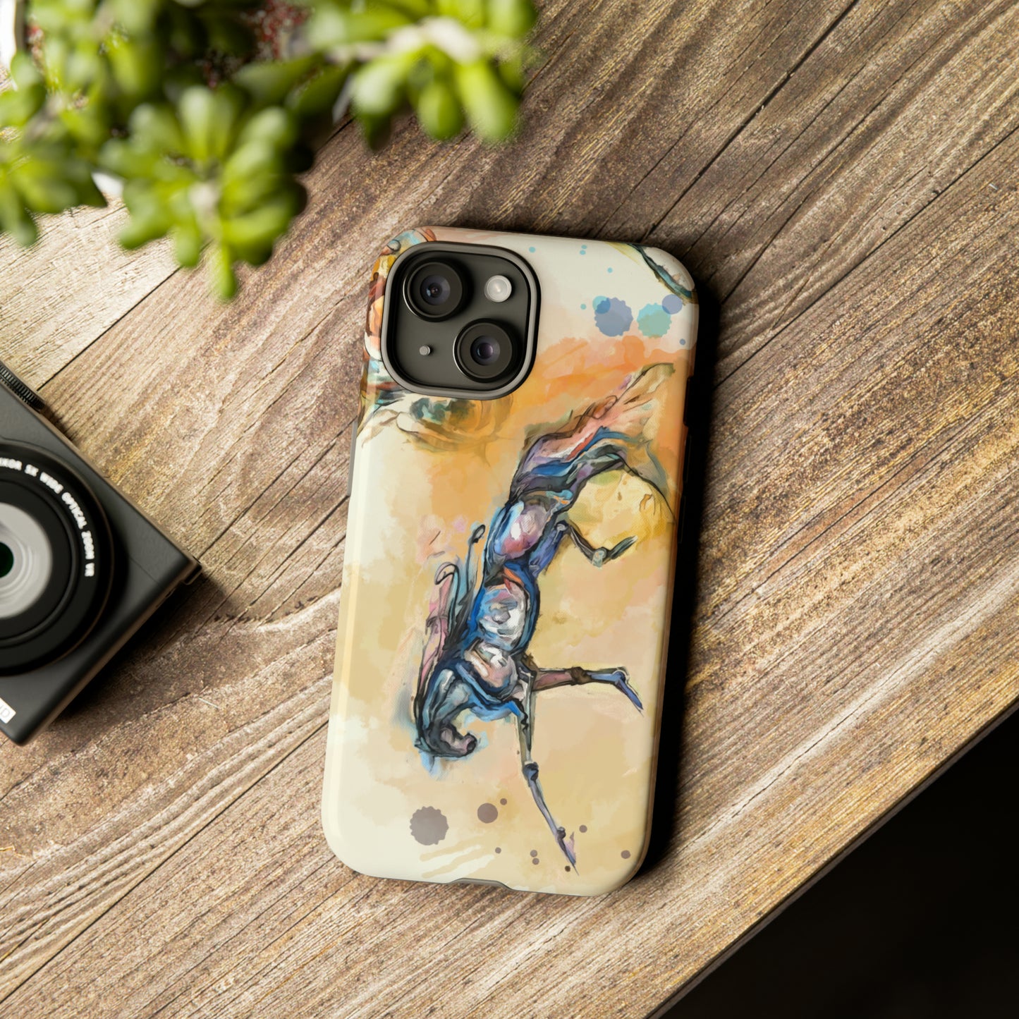 Watercolor Horse Horse Lover Gift Study Tough Case Phone Case.