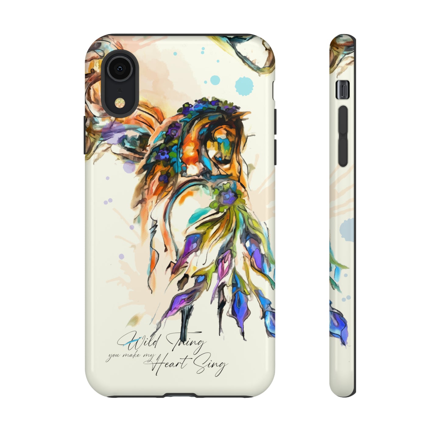 Watercolor Horse Horse Lover Gift Study Tough Case Phone Case.