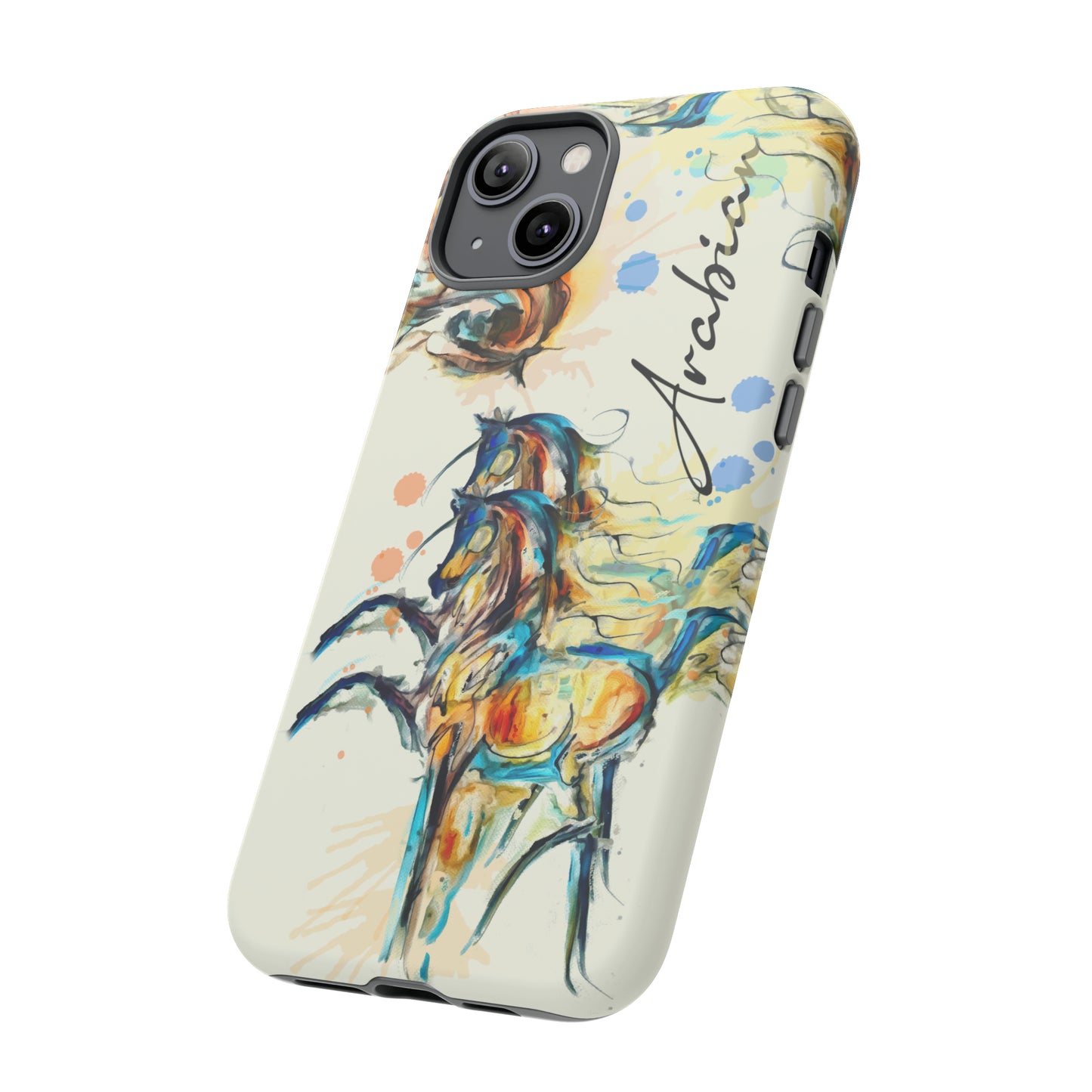 Arabian Watercolor Horse Horse Lover Gift Study Tough Case Phone Case.