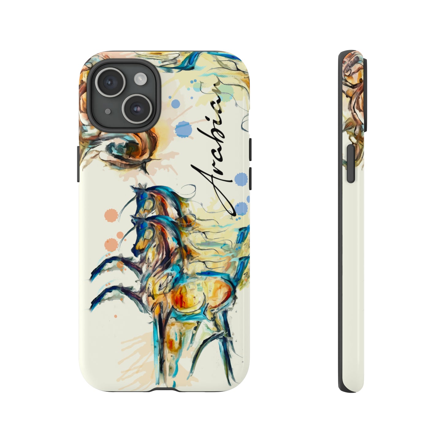 Arabian Watercolor Horse Horse Lover Gift Study Tough Case Phone Case.