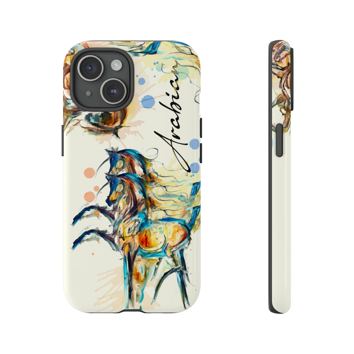 Arabian Watercolor Horse Horse Lover Gift Study Tough Case Phone Case.