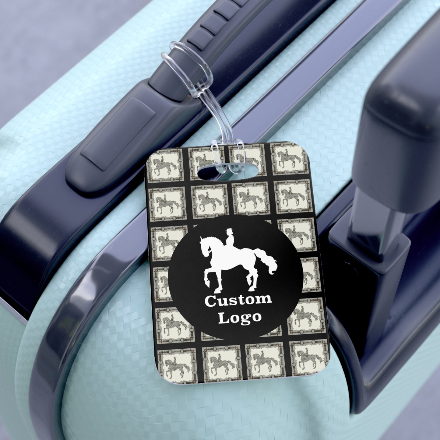 Customizable Dressage Luggage Bag Tag