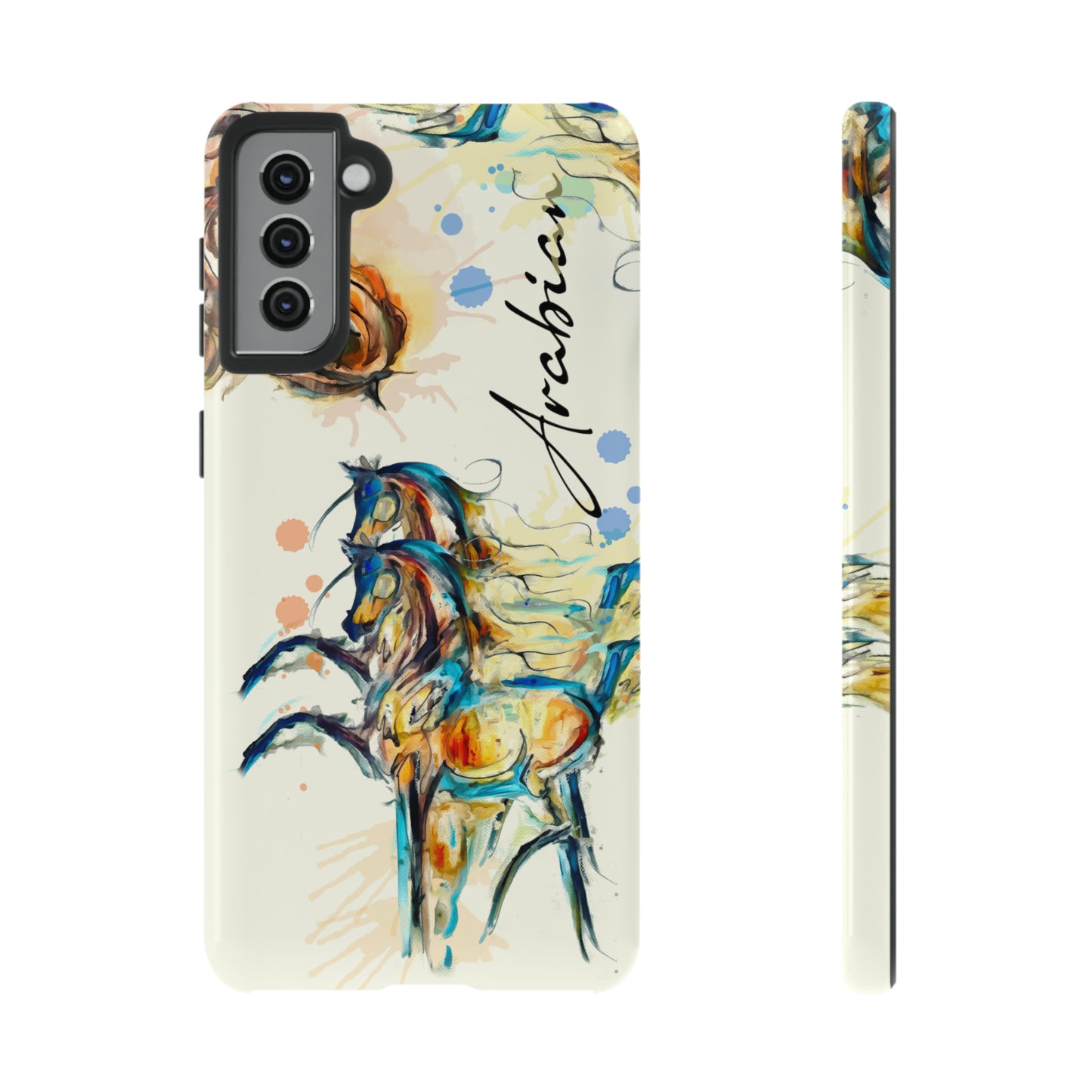 Arabian Watercolor Horse Horse Lover Gift Study Tough Case Phone Case.