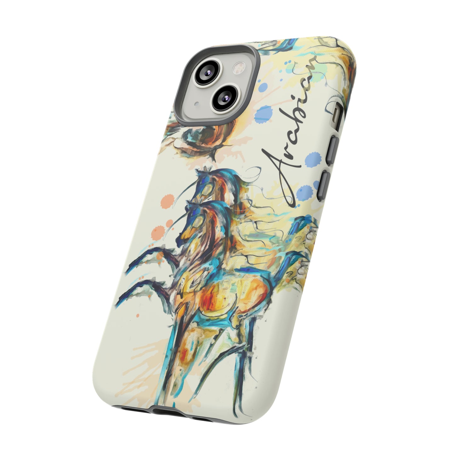 Arabian Watercolor Horse Horse Lover Gift Study Tough Case Phone Case.