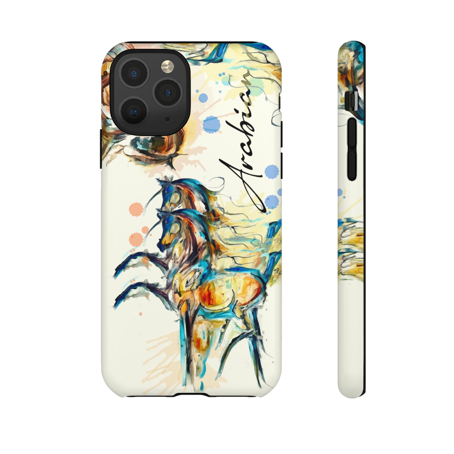 Arabian Watercolor Horse Horse Lover Gift Study Tough Case Phone Case.
