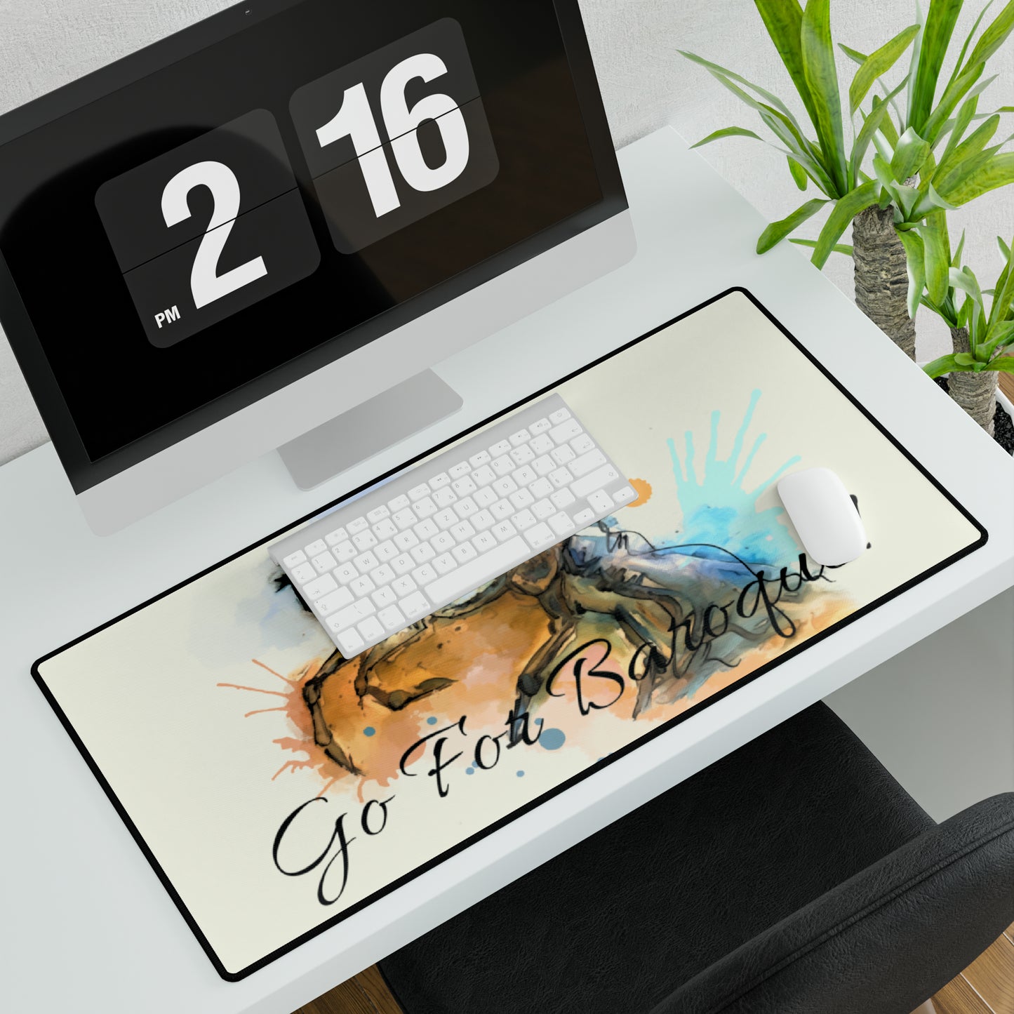 Go For Baroque Computer Desk Mat