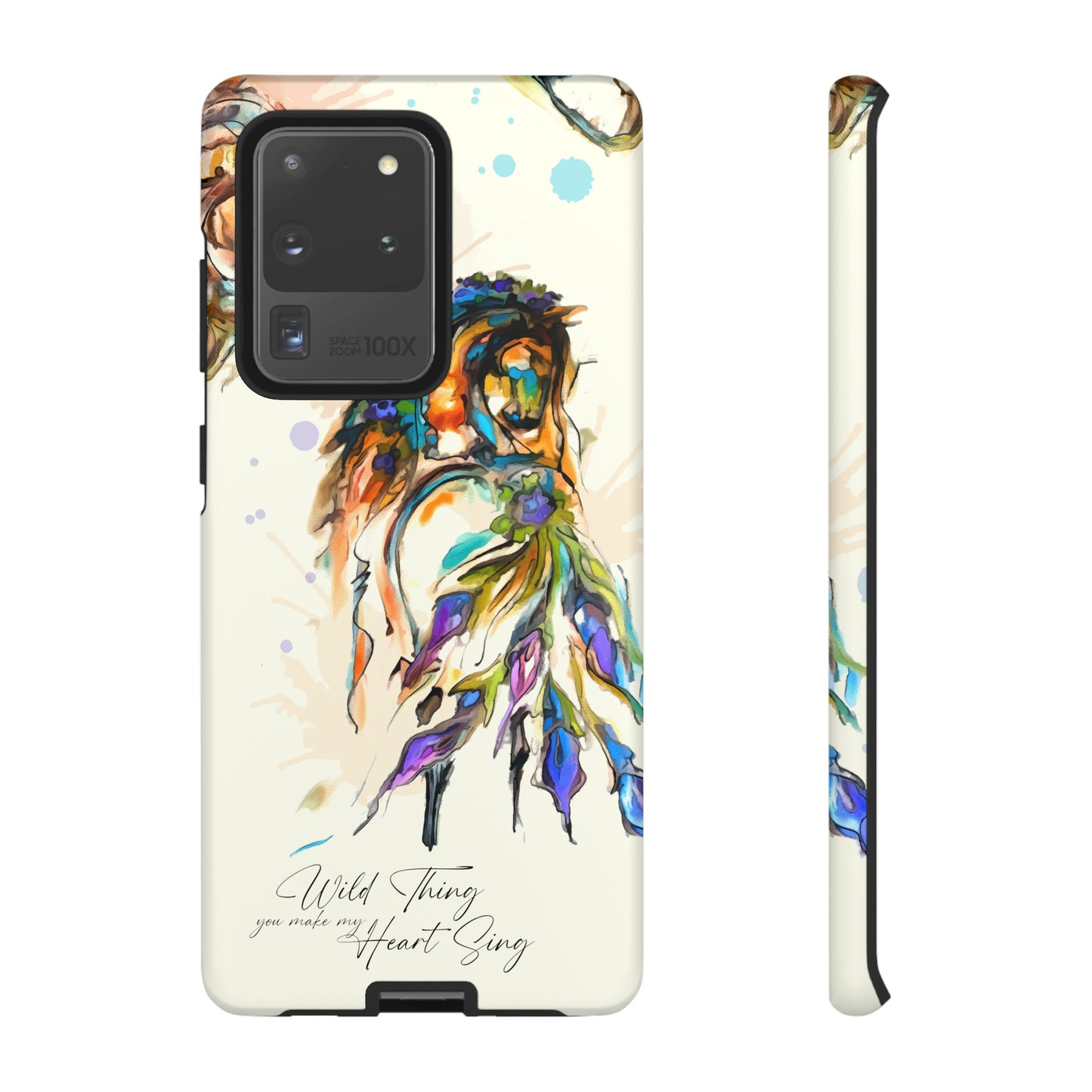 Watercolor Horse Horse Lover Gift Study Tough Case Phone Case.