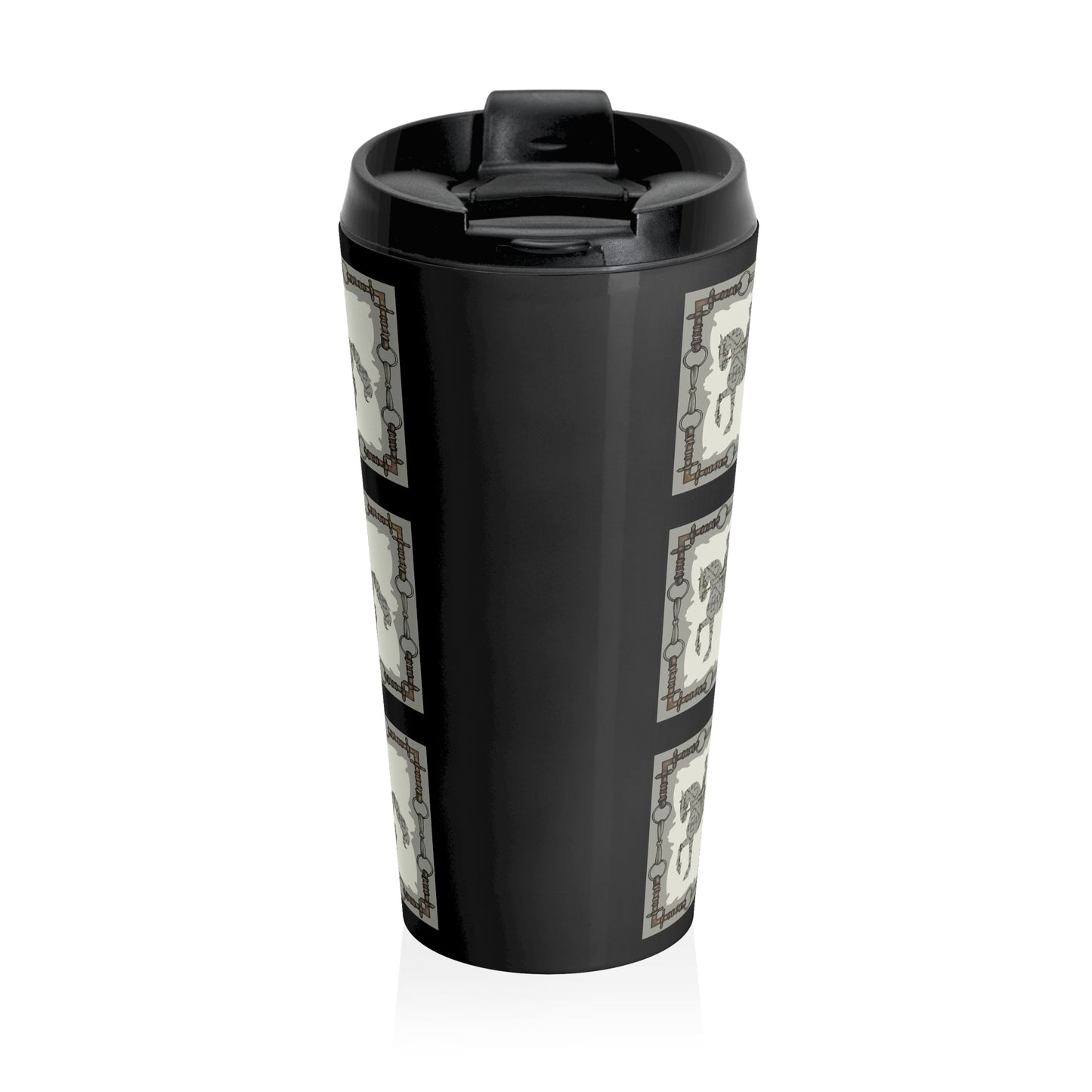 Customizable Dressage Stainless Steel Travel Mug