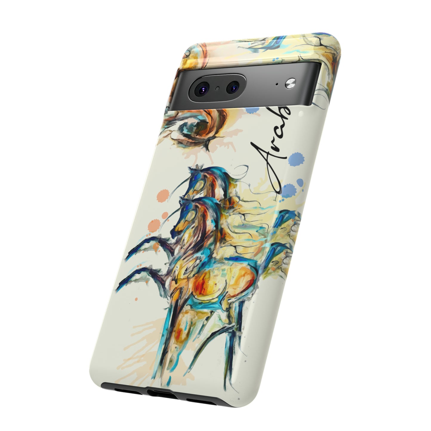 Arabian Watercolor Horse Horse Lover Gift Study Tough Case Phone Case.