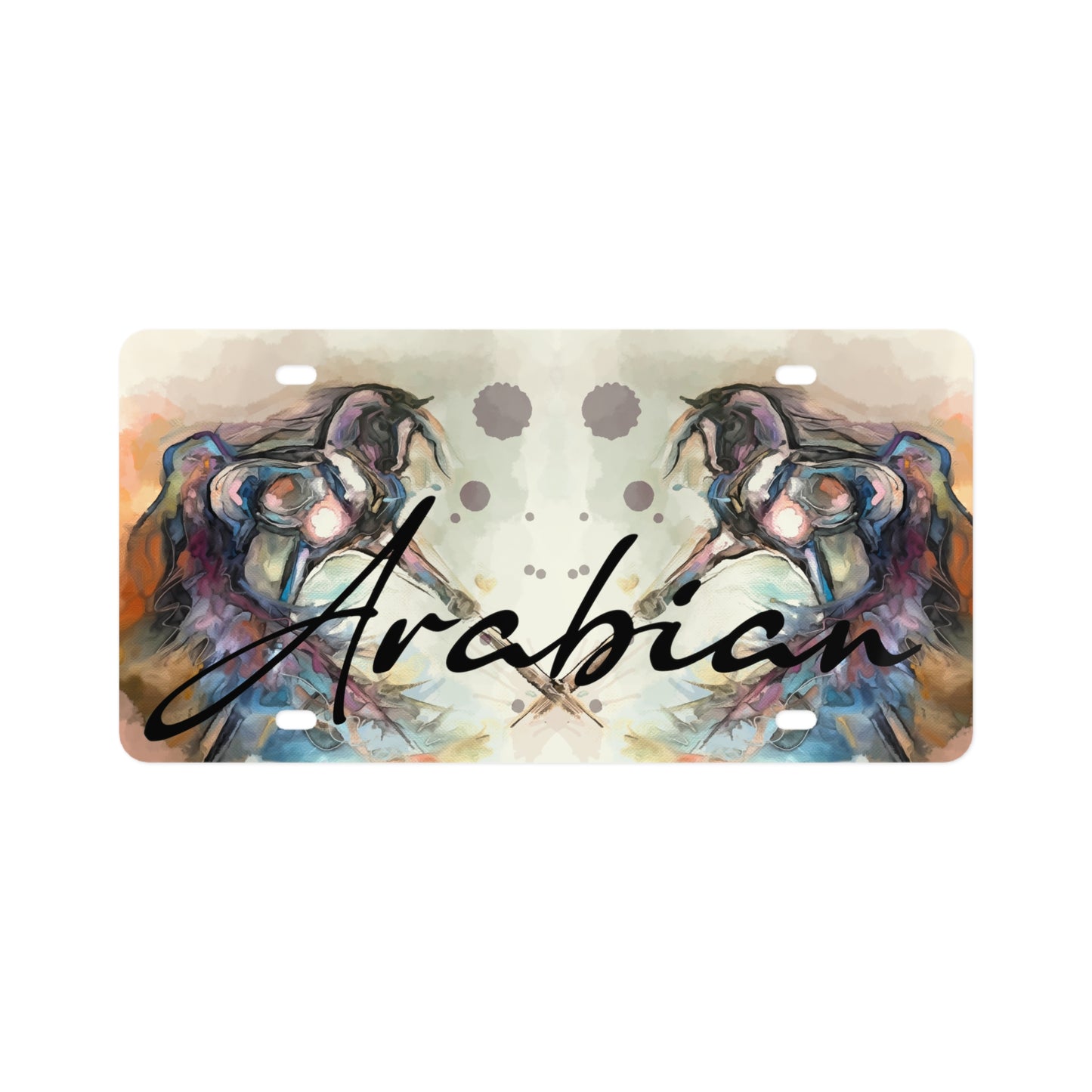Arabian Horse Art License Plate