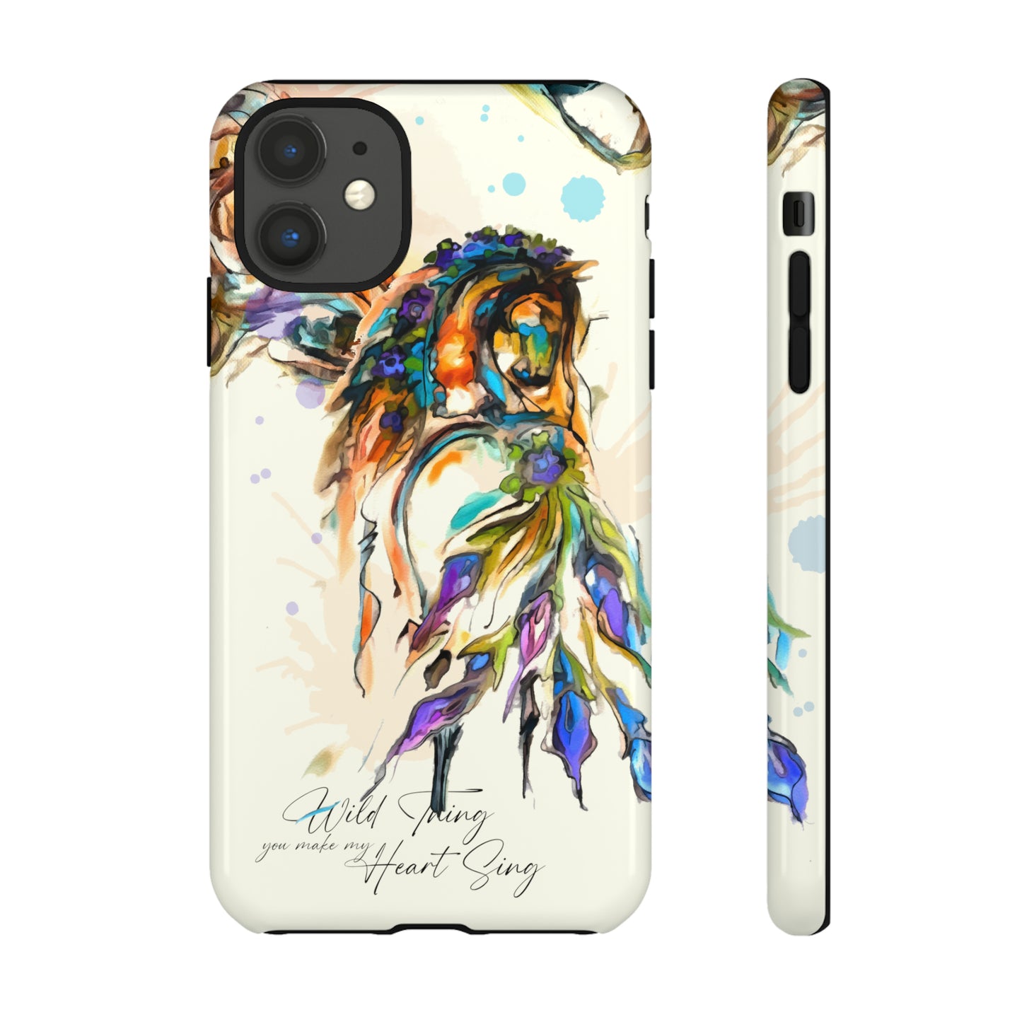 Watercolor Horse Horse Lover Gift Study Tough Case Phone Case.