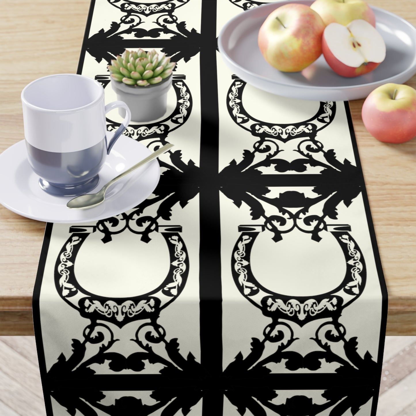 Horseshoe Motif Table Runner