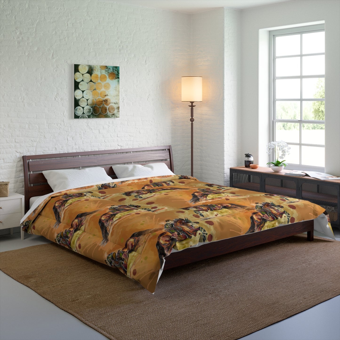 Hunter Jumper Eventing fox and Hound Comforter