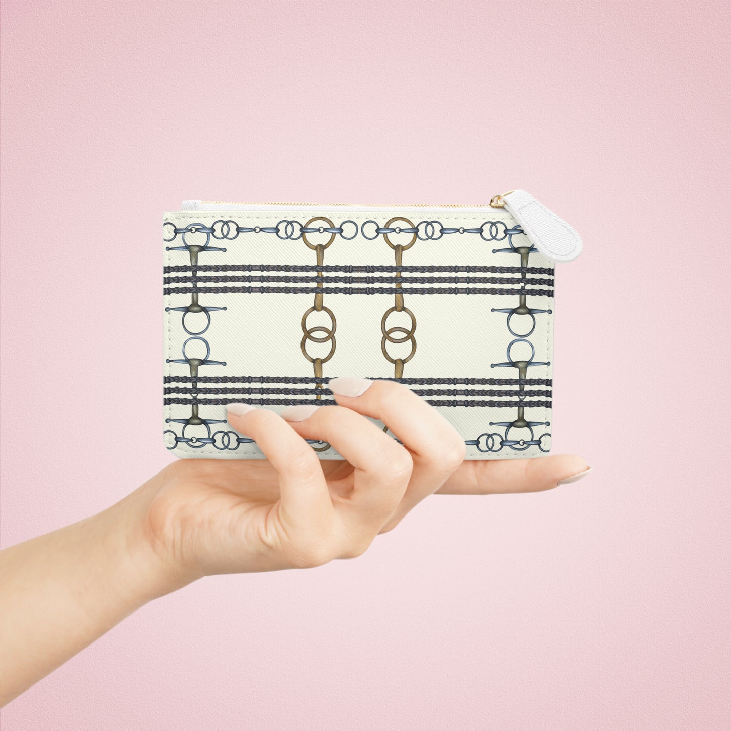 Reins and Bits Pattern Mini Clutch Bag