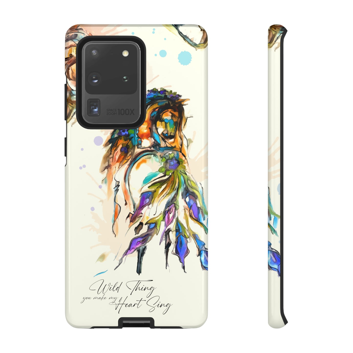 Watercolor Horse Horse Lover Gift Study Tough Case Phone Case.