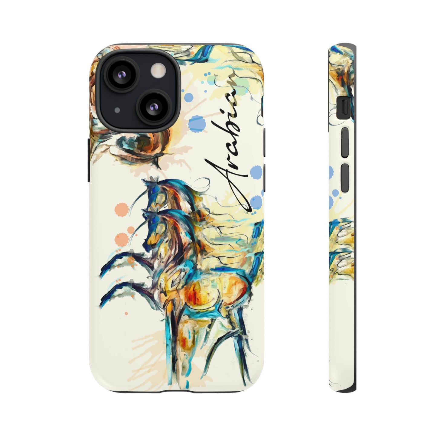 Arabian Watercolor Horse Horse Lover Gift Study Tough Case Phone Case.