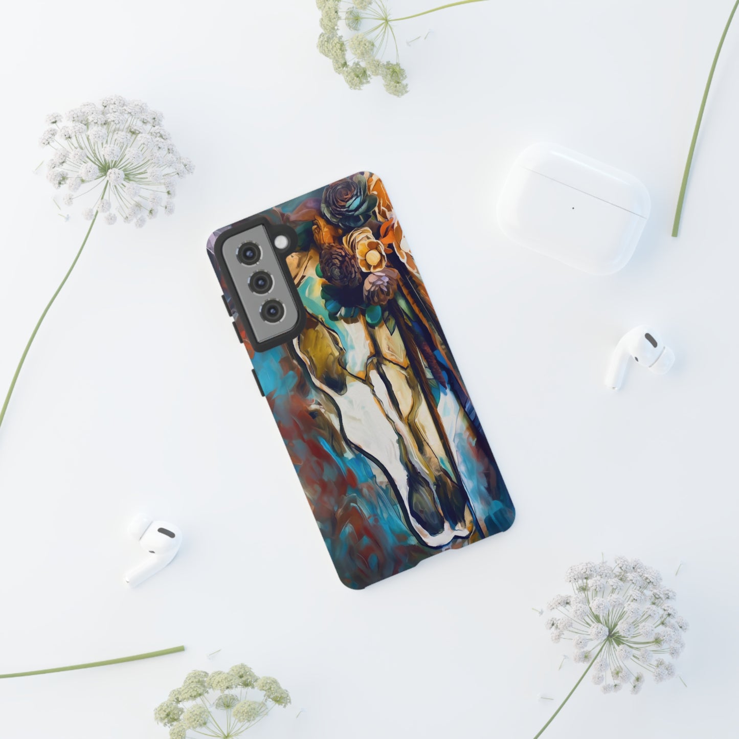SouthWestern Sugar skull BoHo Art Tough Case Phone Case.