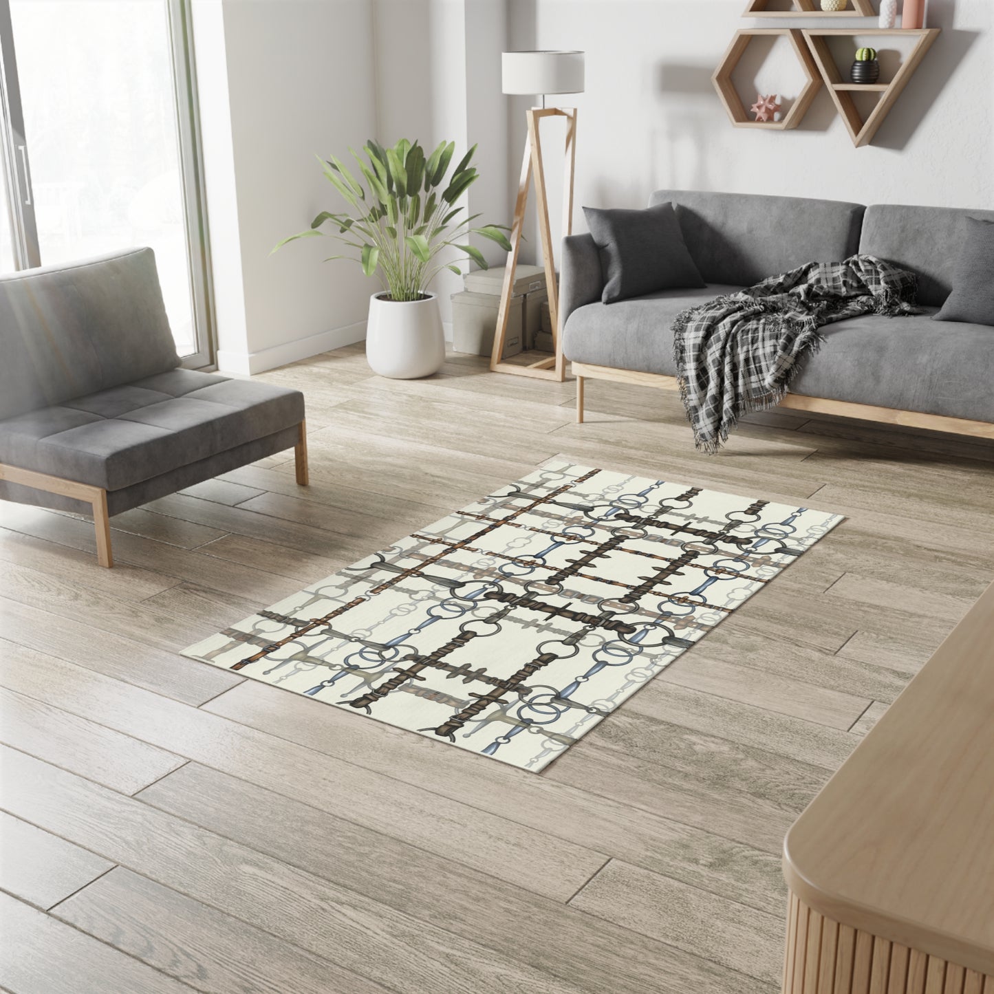 Chaotic Bit Area Rug