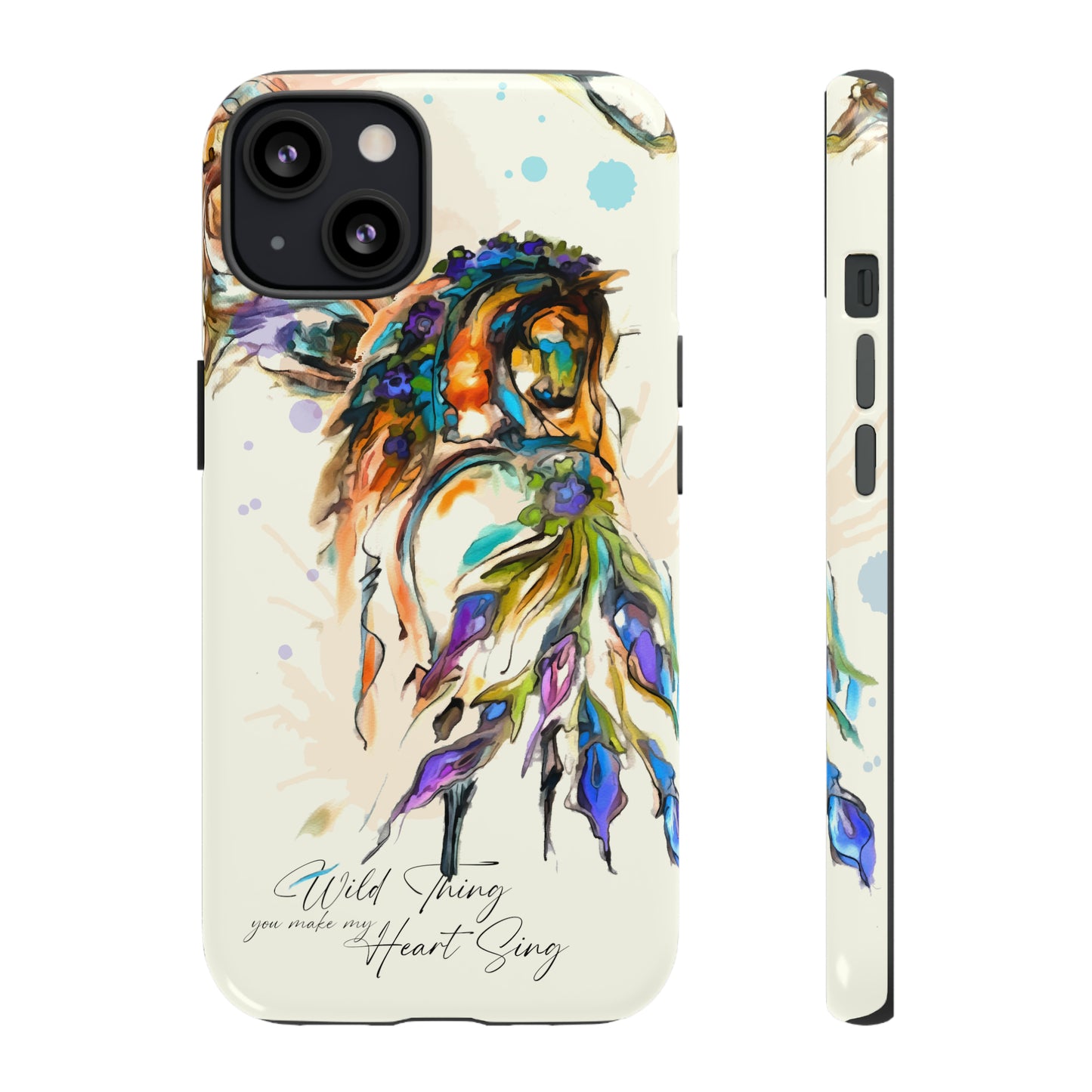 Watercolor Horse Horse Lover Gift Study Tough Case Phone Case.