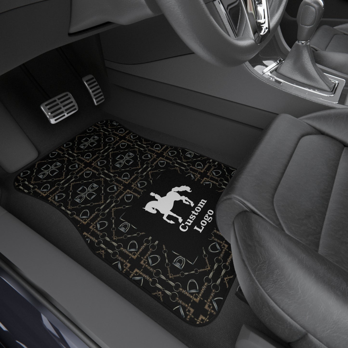 Customizable Geometric Bit Car Mats (Set of 4)