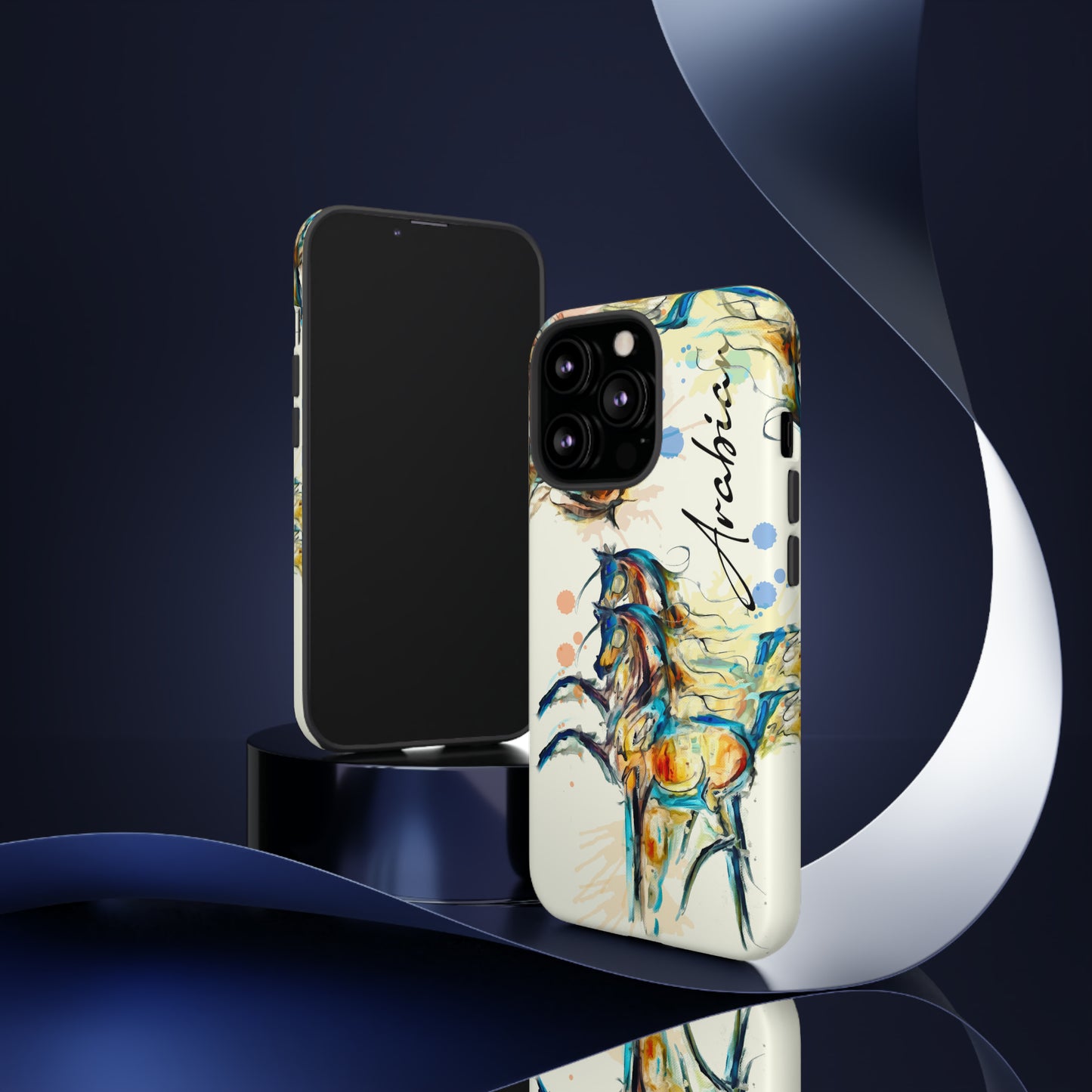 Arabian Watercolor Horse Horse Lover Gift Study Tough Case Phone Case.