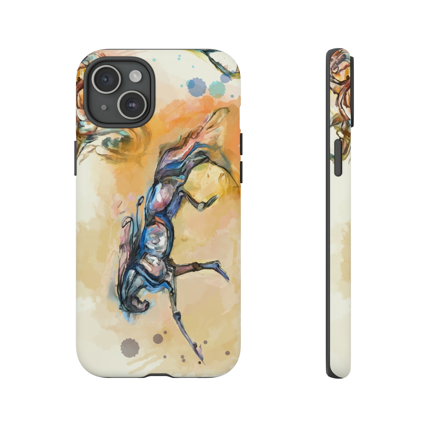 Watercolor Horse Horse Lover Gift Study Tough Case Phone Case.
