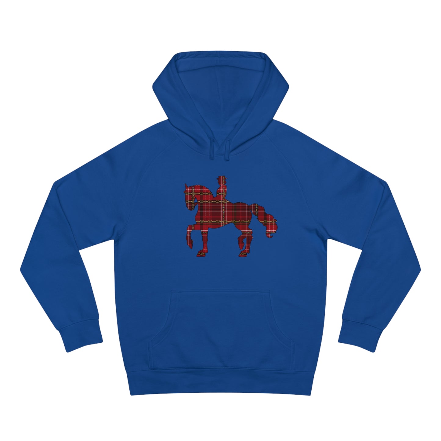Christmas Piaffe Plaid "Oh What fun it is to ride" Dressage Unisex Supply Hoodie