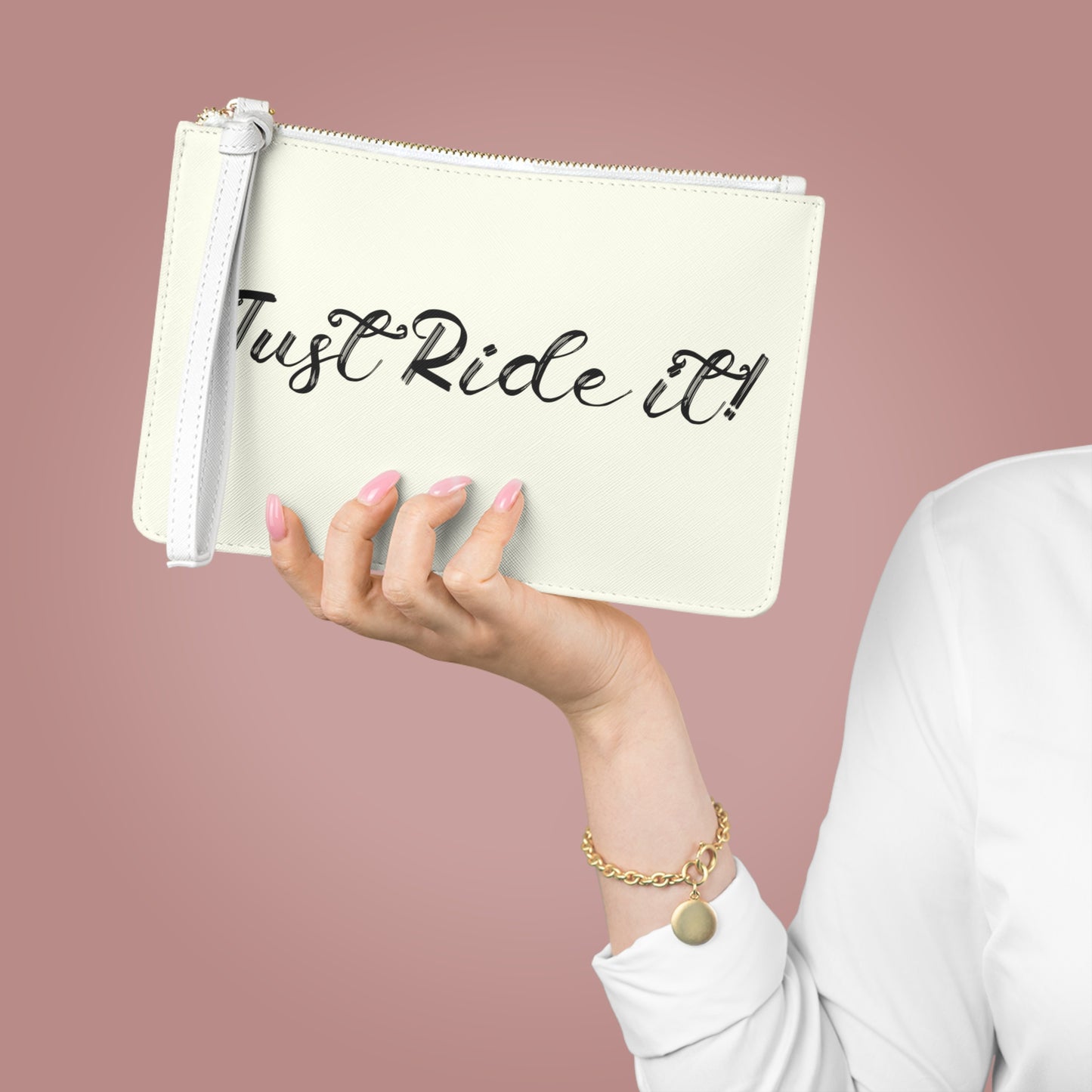 Just Ride it Equestrian Clutch Bag