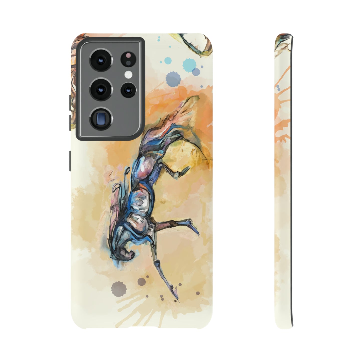 Watercolor Horse Horse Lover Gift Study Tough Case Phone Case.
