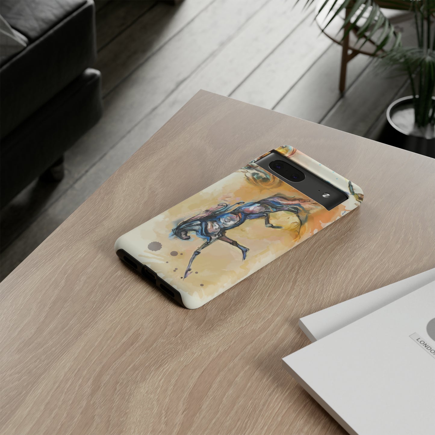 Watercolor Horse Horse Lover Gift Study Tough Case Phone Case.