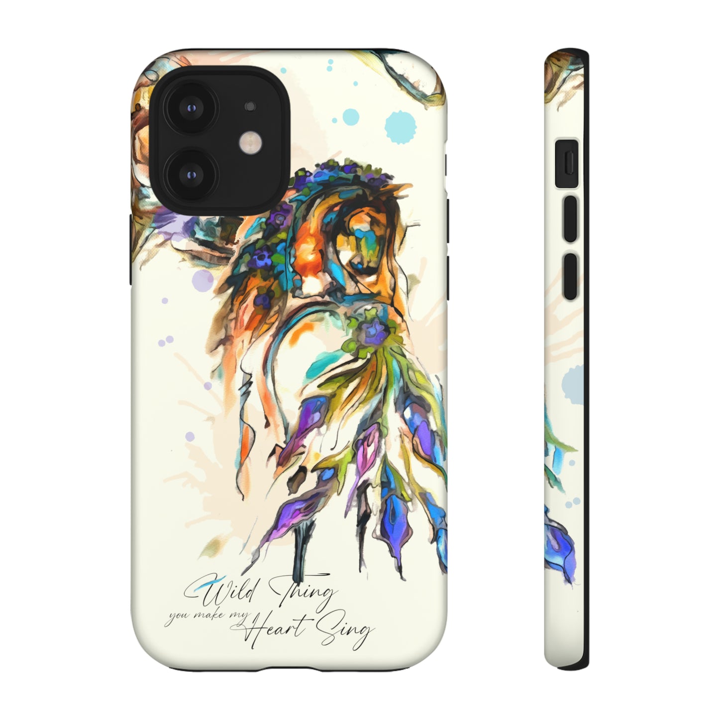 Watercolor Horse Horse Lover Gift Study Tough Case Phone Case.
