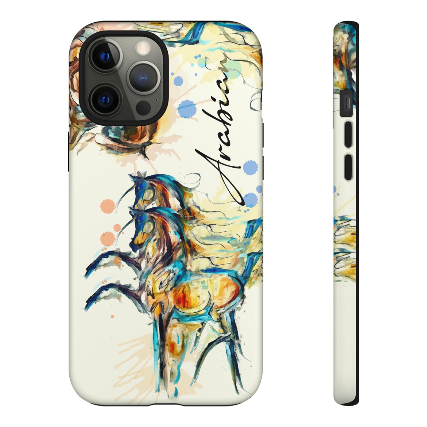 Arabian Watercolor Horse Horse Lover Gift Study Tough Case Phone Case.