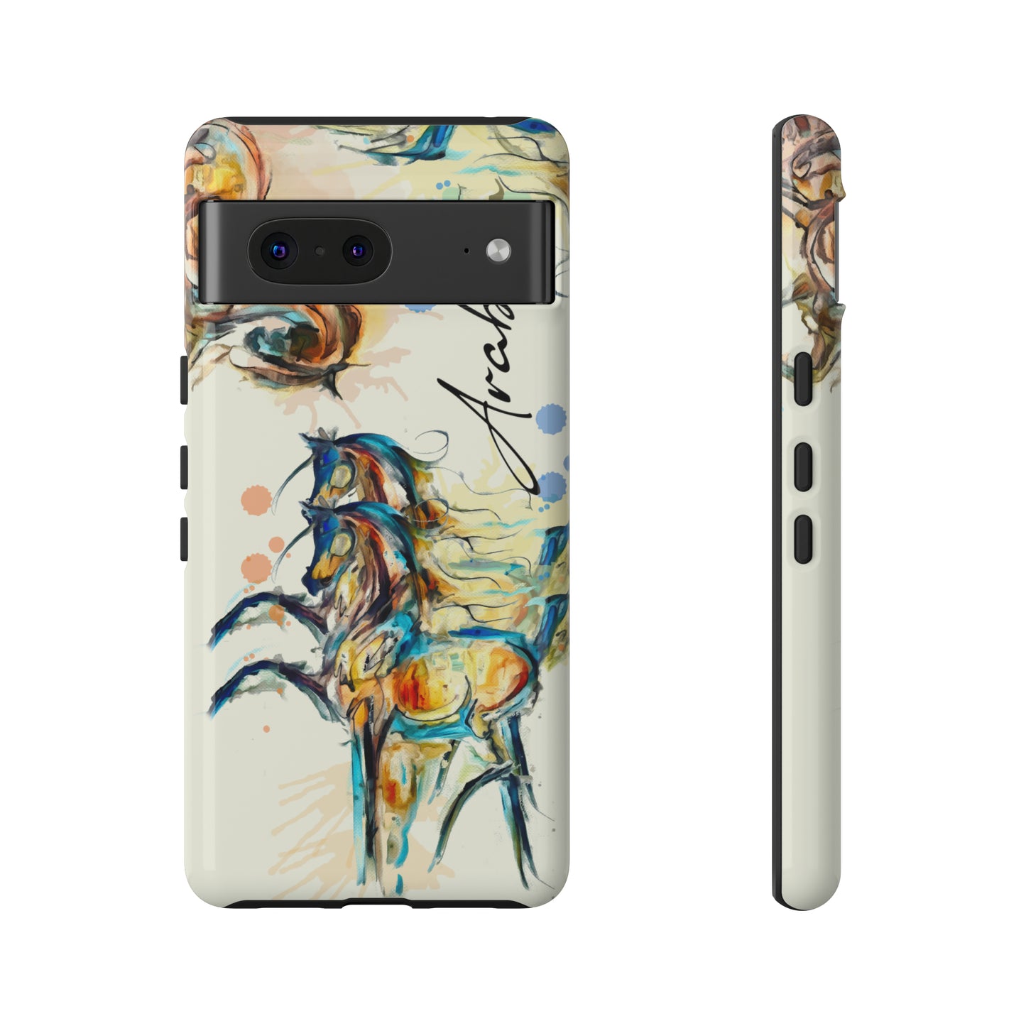 Arabian Watercolor Horse Horse Lover Gift Study Tough Case Phone Case.