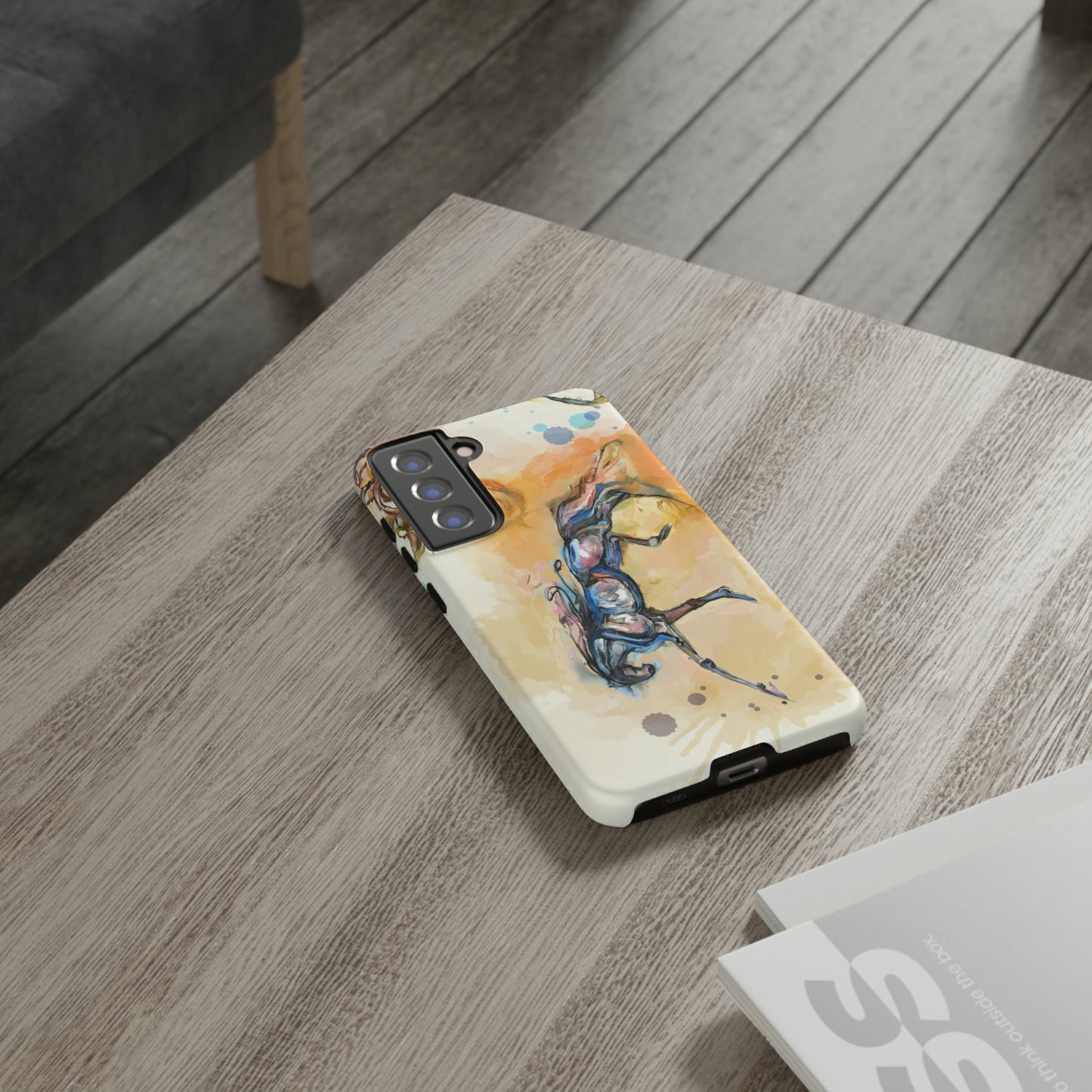 Watercolor Horse Horse Lover Gift Study Tough Case Phone Case.