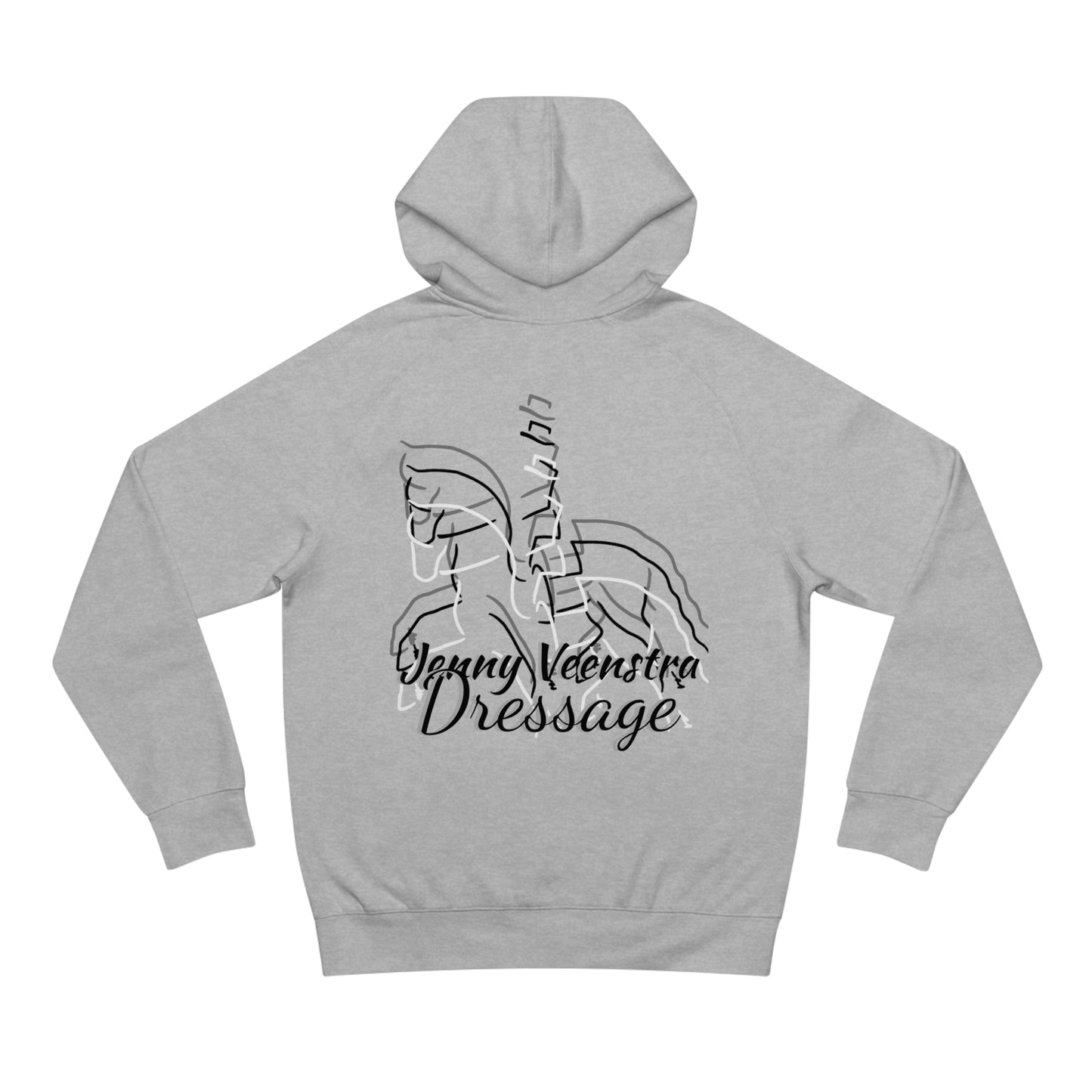 Copy of Jenny Veenstra Graphic Dressage Unisex Supply Hoodie