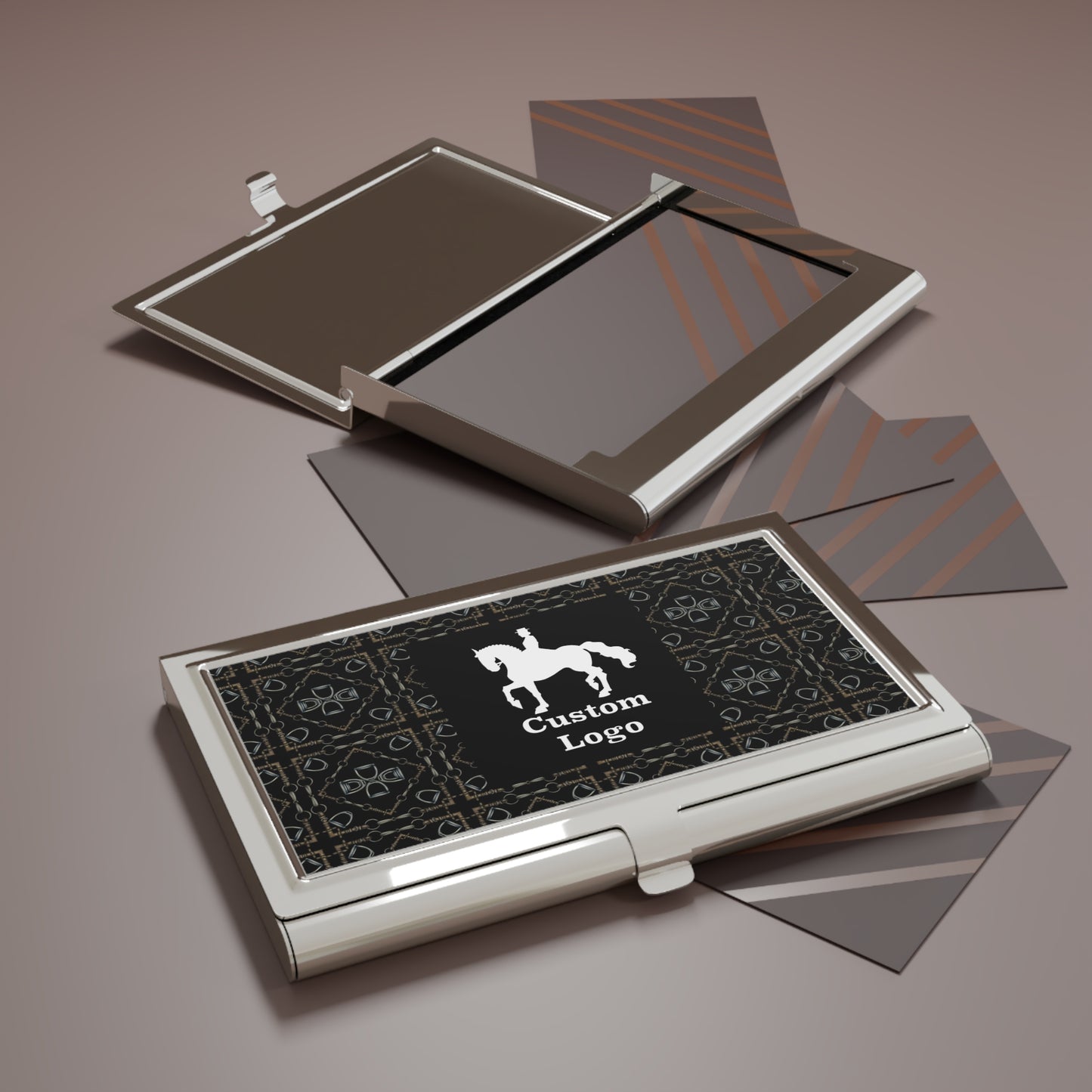 Customizable Geometric Bit Business Card Holder