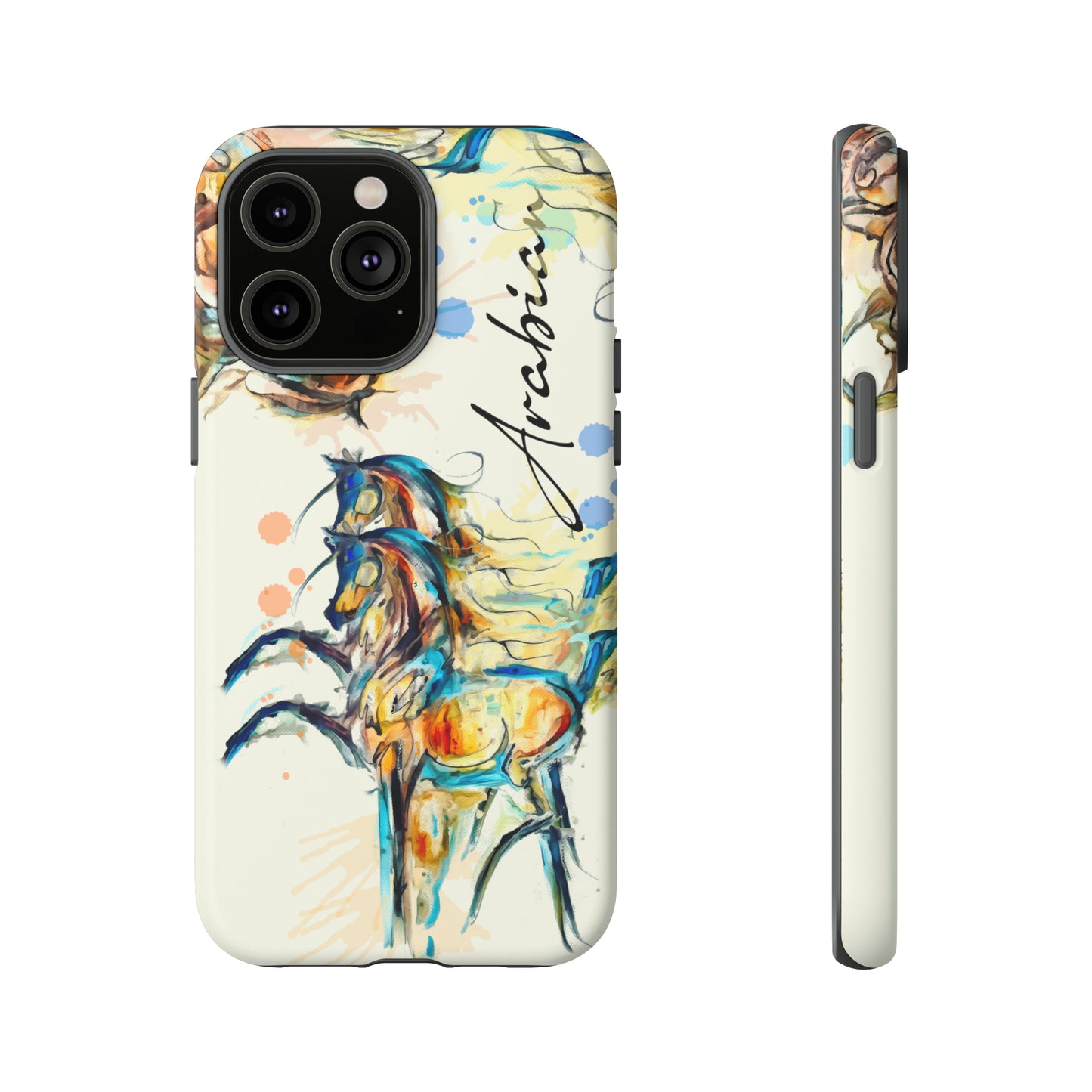 Arabian Watercolor Horse Horse Lover Gift Study Tough Case Phone Case.
