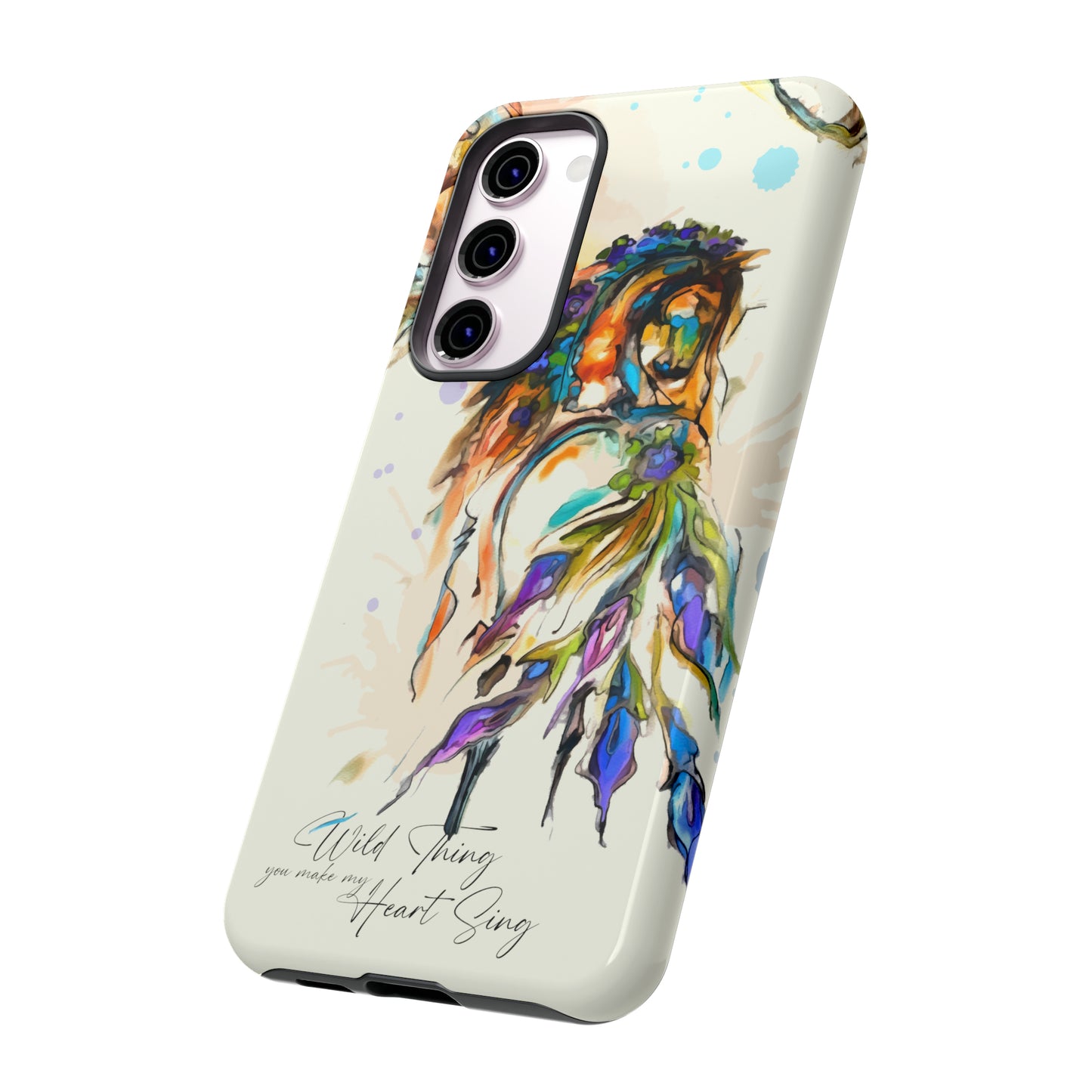 Watercolor Horse Horse Lover Gift Study Tough Case Phone Case.