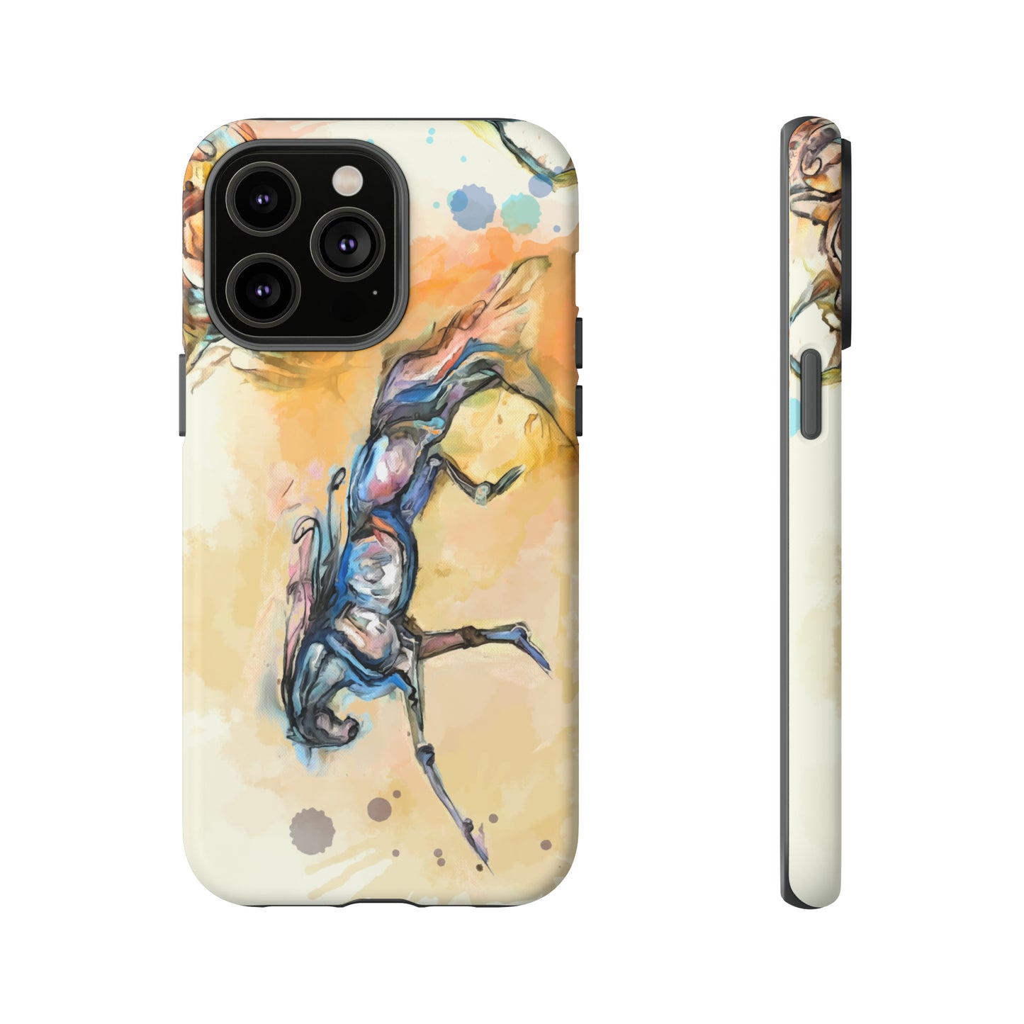 Watercolor Horse Horse Lover Gift Study Tough Case Phone Case.
