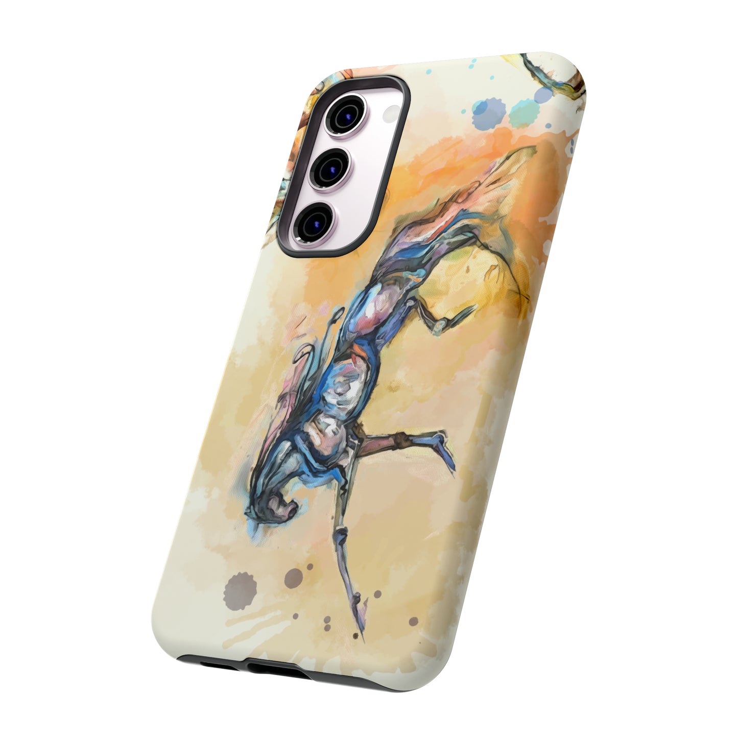 Watercolor Horse Horse Lover Gift Study Tough Case Phone Case.