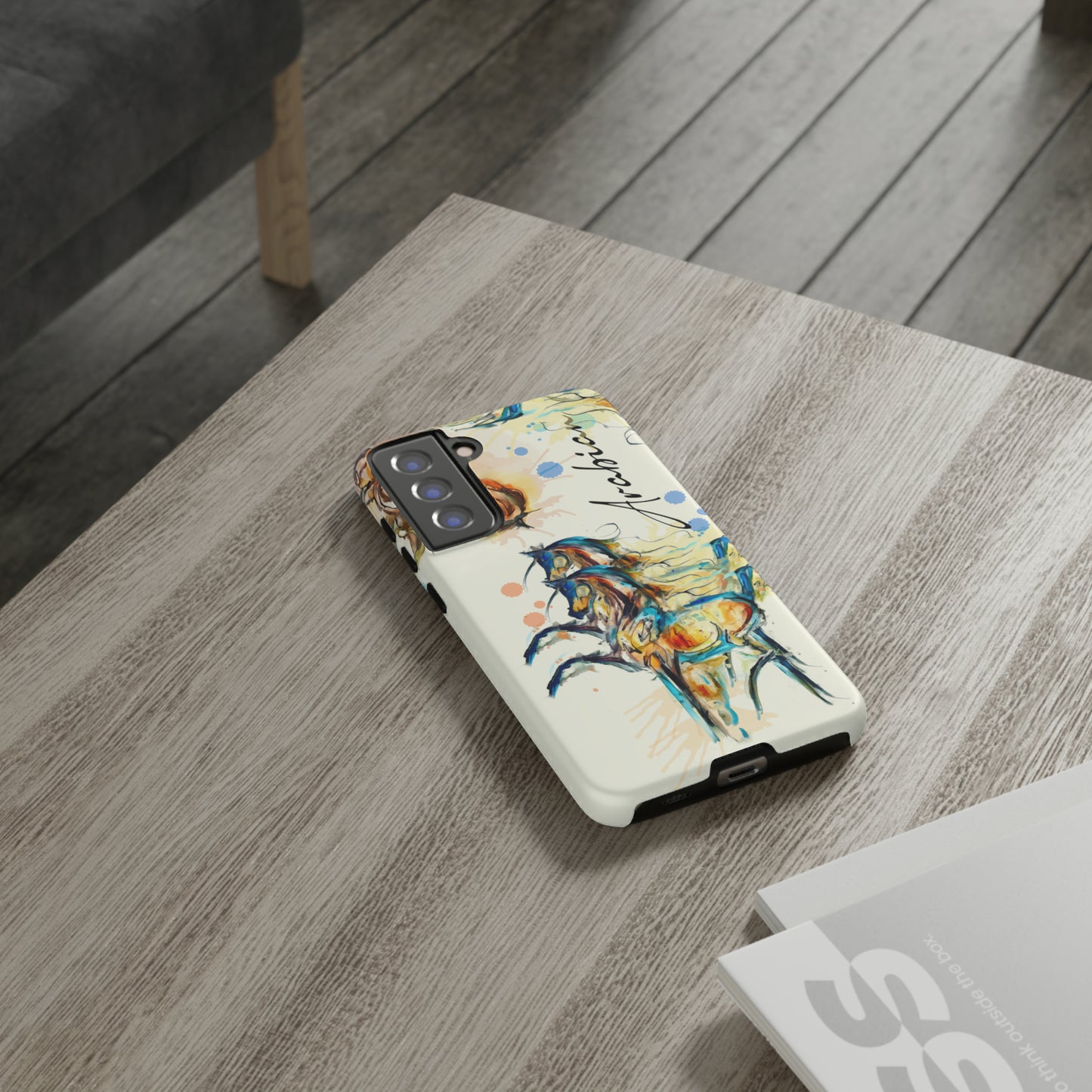 Arabian Watercolor Horse Horse Lover Gift Study Tough Case Phone Case.