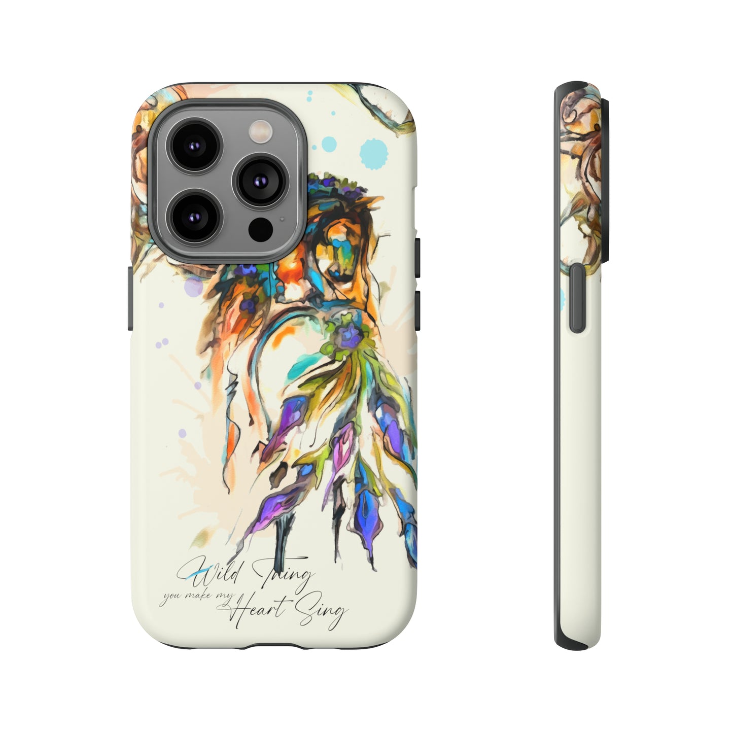 Watercolor Horse Horse Lover Gift Study Tough Case Phone Case.