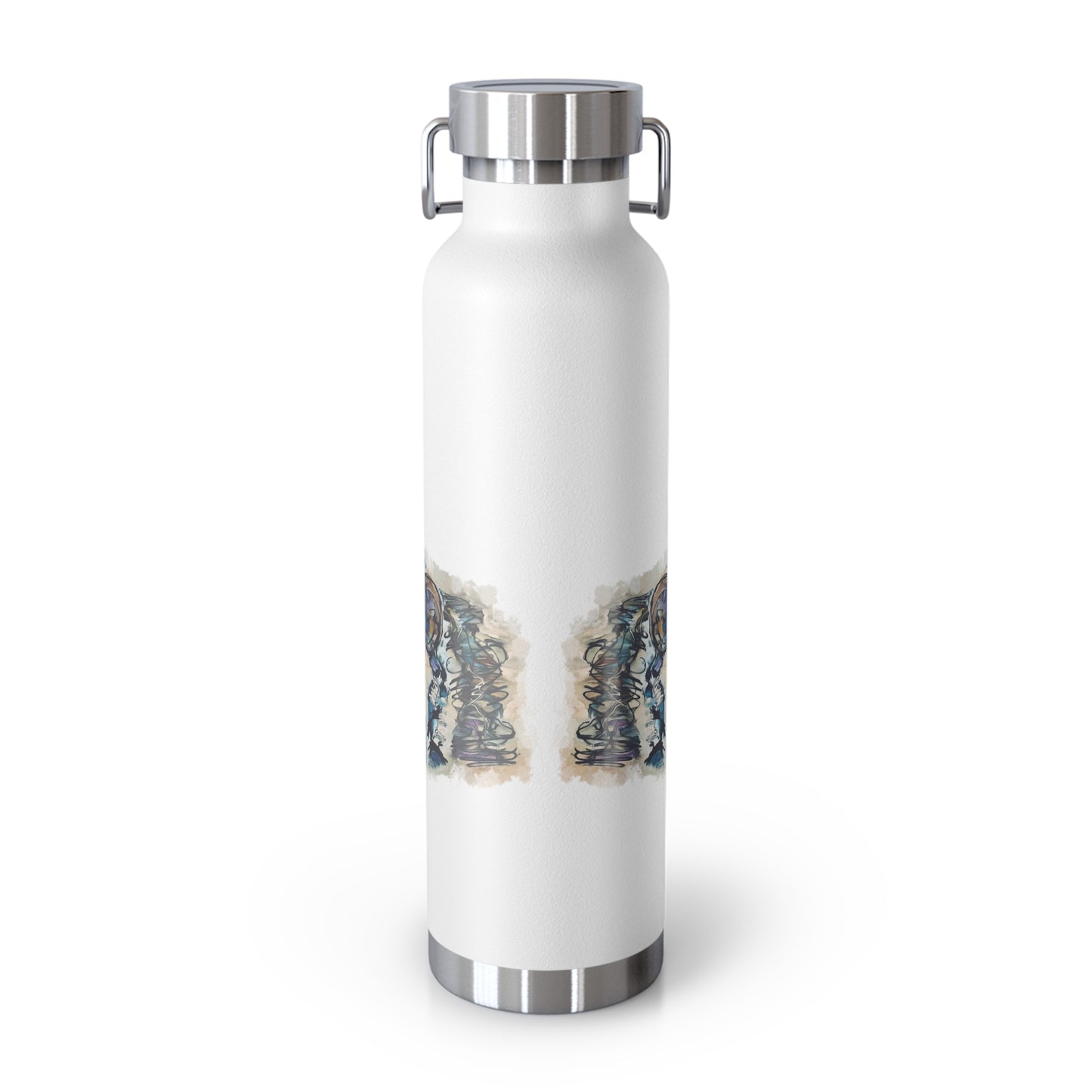 Friesian Piaffe Dressage Copper Vacuum Insulated Bottle, 22oz